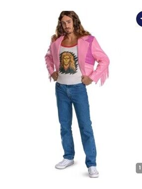 Adult Mens Garret Garrison Minecraft Movie Halloween Costume JACKET SIZE  S/M